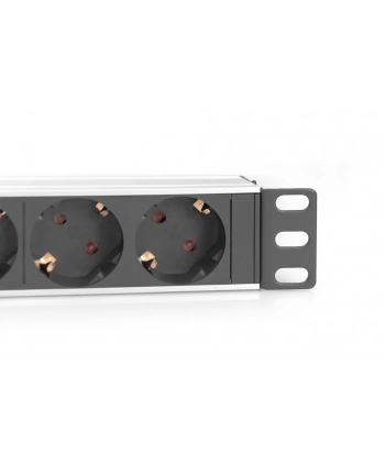 DIGITUS 10-calowa listwa zasilająca z profilem aluminiowym 4 gniazda 16A 4000W 250VAC 50/60Hz nr 1