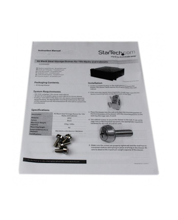 StarTech.com Drawer for Cabinet (4UDRAWER) nr 1