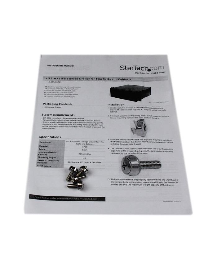 StarTech.com Drawer for Cabinet (4UDRAWER) główny