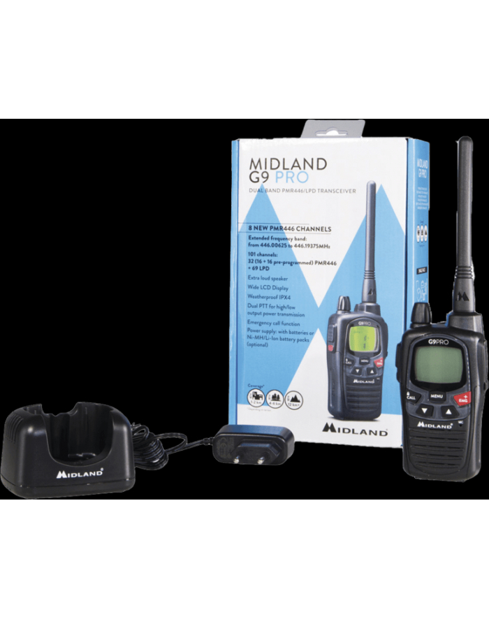 Midland G9 Pro Czarny główny