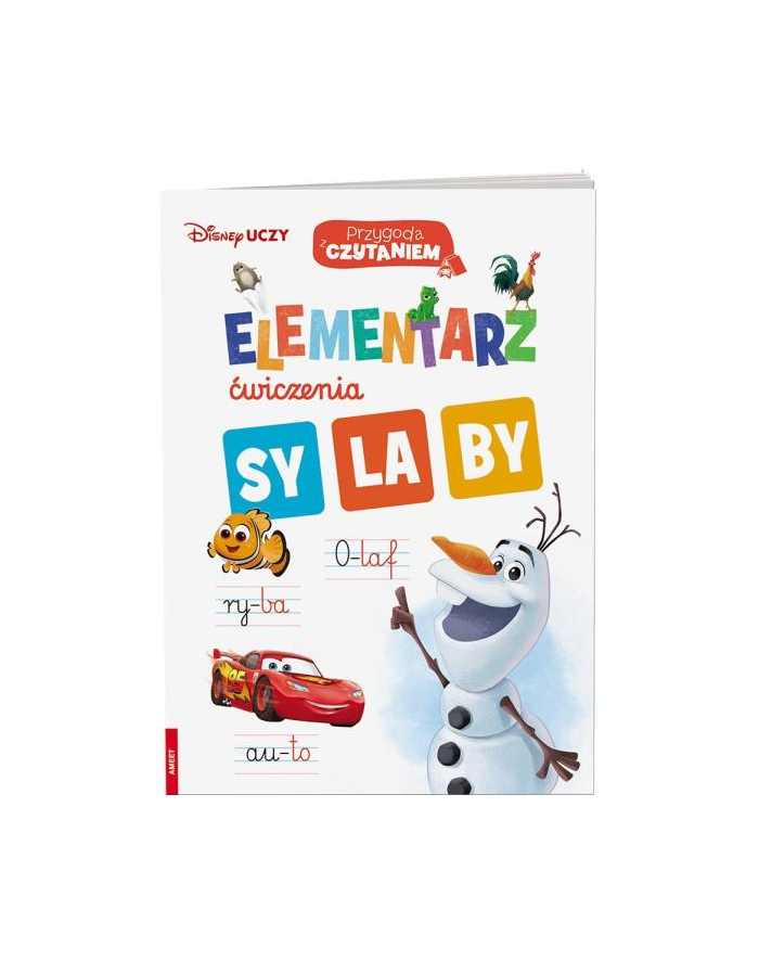 ameet Książka Disney uczy. Mix. Elementarz. Ćwiczenia. Sylaby USY-9301 główny