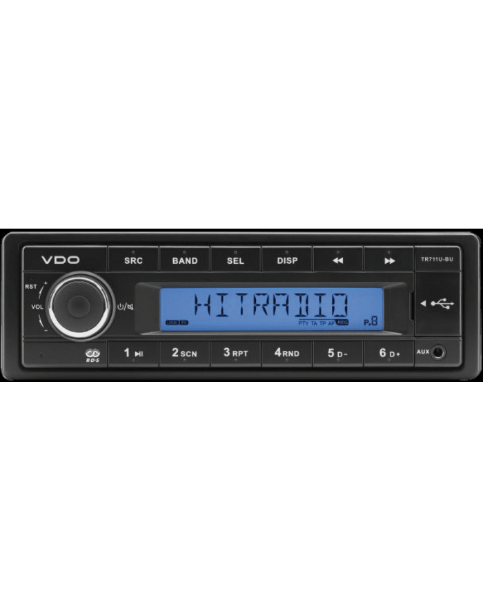 VDO TR722U-BU 24V Tuner/AUX/USB główny