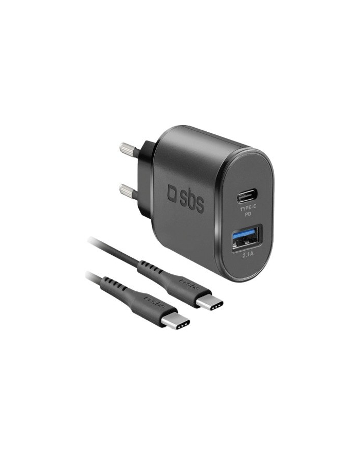 SBS Ładowarka Sieciowa Travel Charger 18W + Kabel Usb-C/Usb-C (TEKITTRPDCCK) główny