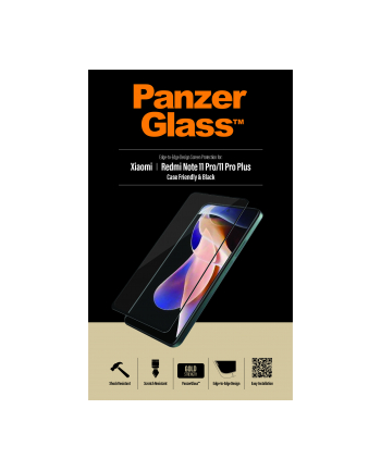 Szkło ochronne PanzerGlass Edge-to-Edge na Xiaomi Redmi Note 11 Pro/11 Pro Plus (8052) Czarne (1636972)