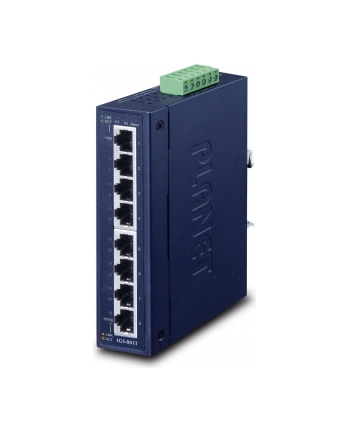 PLANET IGS-801T Przemysłowy Switch 8 port Gigabit nr 2