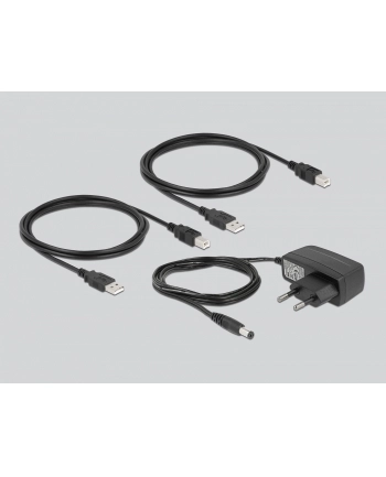 Delock USB 2.0 Switch f. 2 PCs to 2 devices - 11492