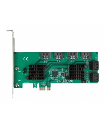 DeLOCK 8P SATA PCIe x1 card - LP - 90072