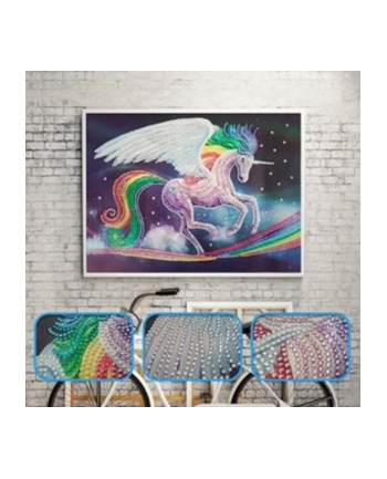 norimpex Mandala 7D 40x30 Jednorożec 6625 nr 1