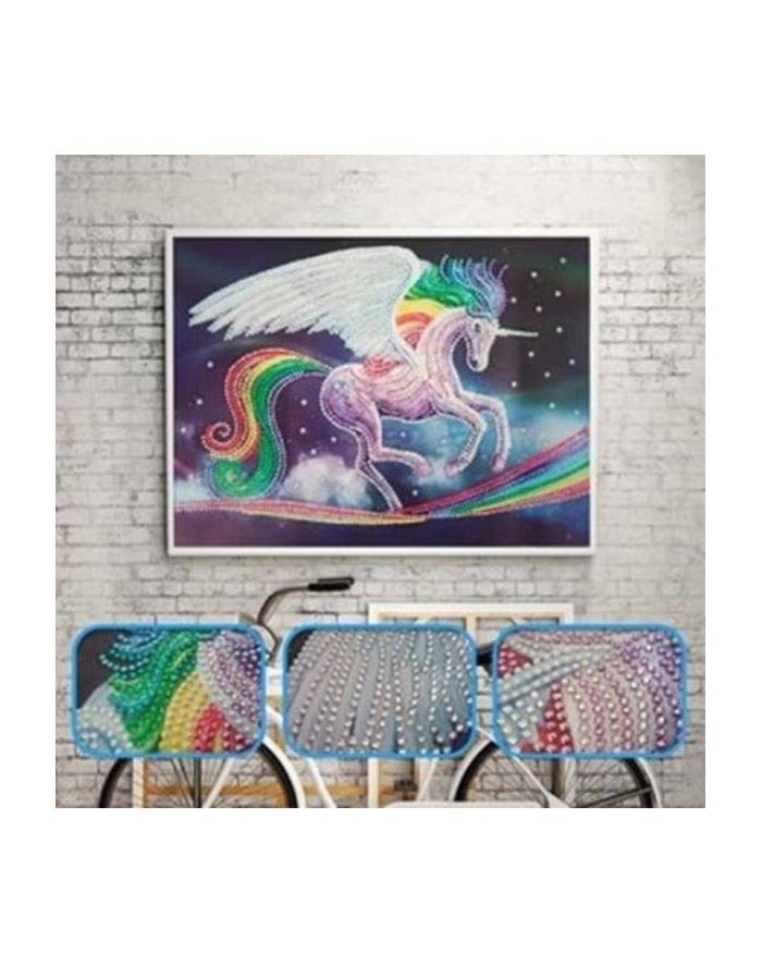 norimpex Mandala 7D 40x30 Jednorożec 6625 główny