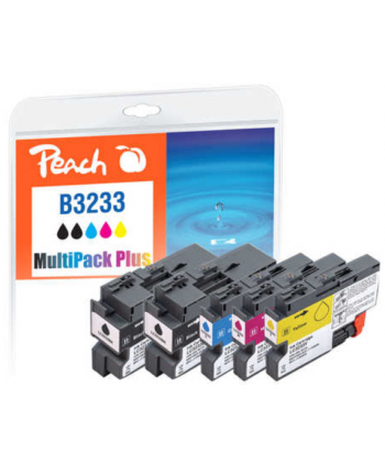 Peach Ink Economy Pack Plus 320995 (compatible with BROTHER LC-3233)