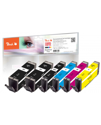 Peach Ink Economy Pack Plus PI100-379 (compatible with Canon PGI-580XL, CLI-581XL)