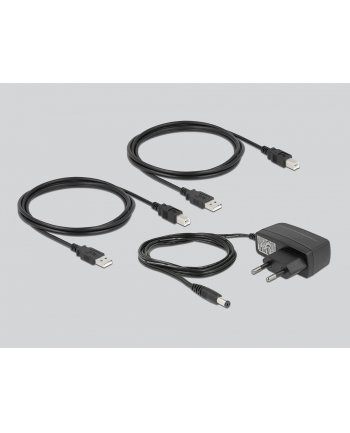 Delock USB 2.0 Switch f. 2 PCs to 2 devices - 11492
