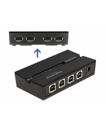 Delock USB 2.0 Switch f. 4 PCs to 4 devices - 11494