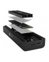 icybox Stacja dokująca IB-180MC-C31 M.2 NVMe'SATA Docking, USB 3.2 (Gen2) Type-C, Aluminium - nr 15
