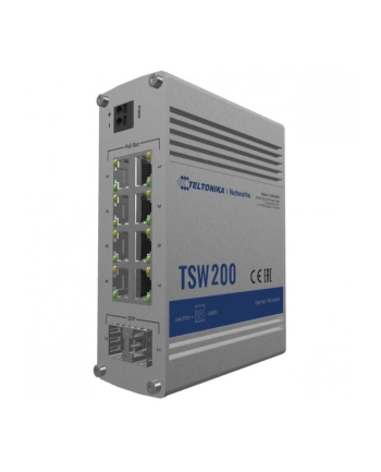 Teltonika Ethernet Switch Tsw200 10 100 1000 Mbps (Rj-45) Unmanaged Desktop Ethernet Lan (Rj-45) Ports 8 (TSW200000010) nr 2