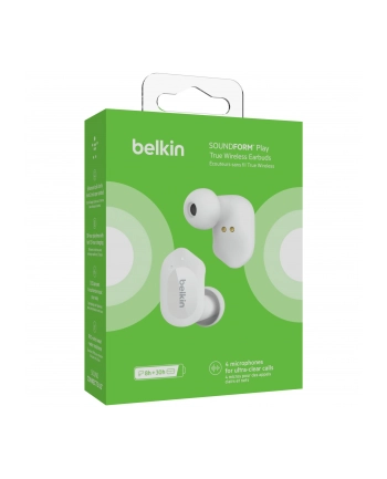 belkin Słuchawki bezprzewodowe douszne Soundform Play białe nr 2