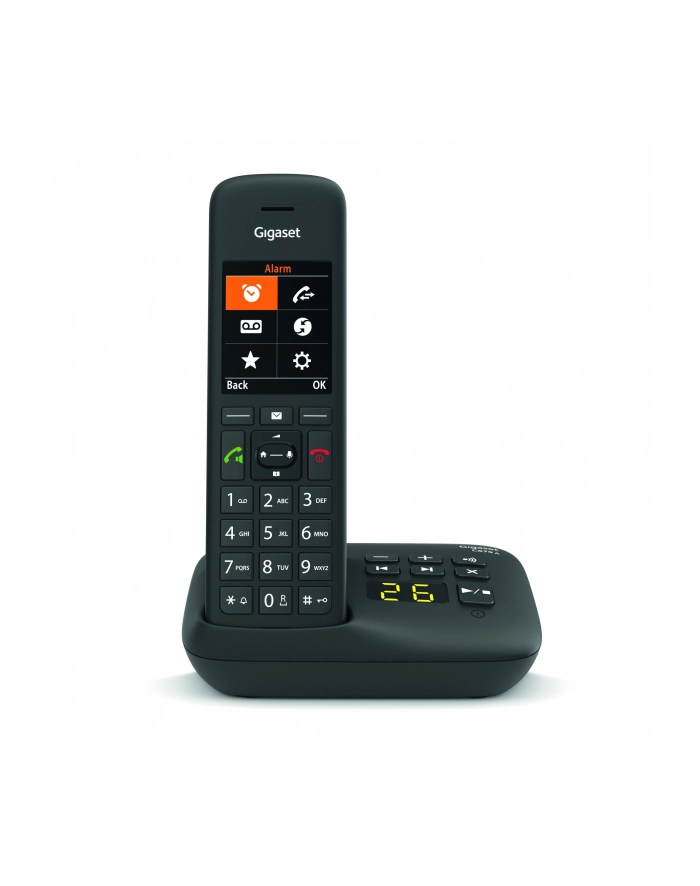 Gigaset C575A, analogue telephone (Kolor: CZARNY, answering machine) główny