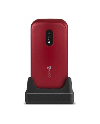Doro 6040, clamshell phone (red/Kolor: BIAŁY, 2G) nr 1