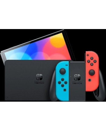 Nintendo Switch (OLED model), game console (neon red/neon blue) nr 1