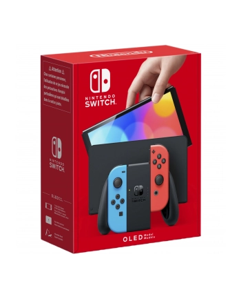 Nintendo Switch (OLED model), game console (neon red/neon blue) nr 2