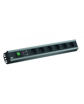 Bachmann 90 craftsman strip, 6-way socket strip (Kolor: CZARNY/grey, 2 meters, overvoltage protection ) nr 1