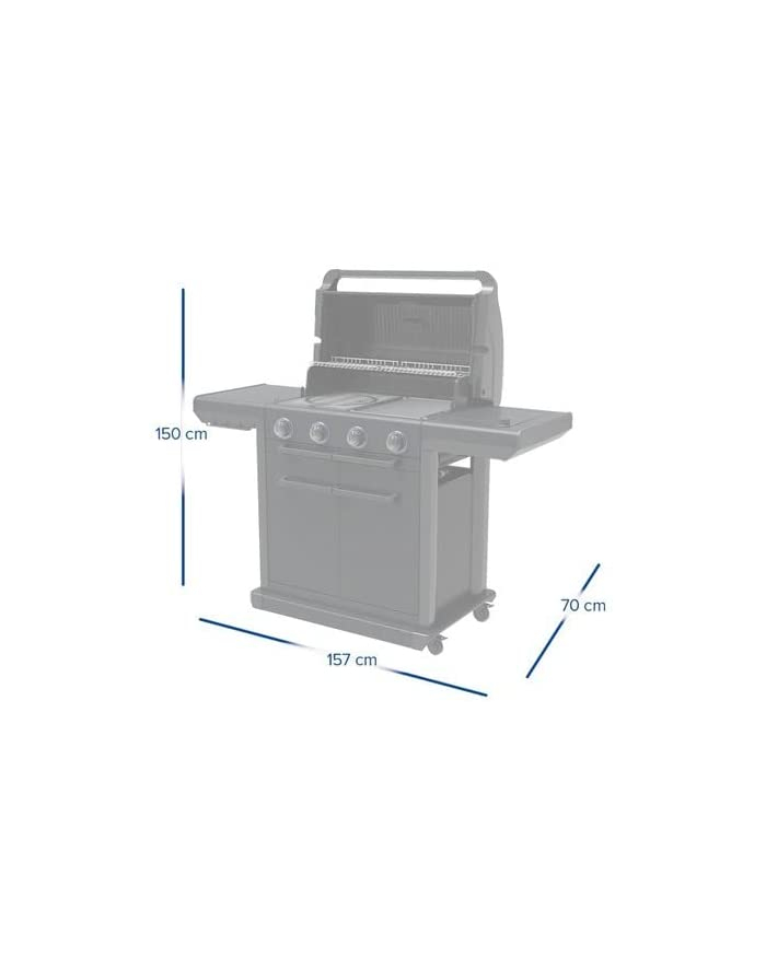 Campingaz gas grill 4 Series Deluxe (Kolor: CZARNY, model 2021) główny