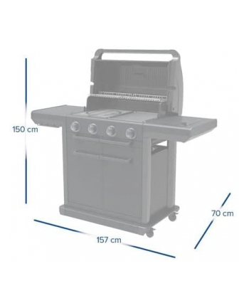 Campingaz gas grill 4 Series Deluxe (Kolor: CZARNY, model 2021)