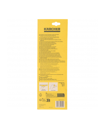Kärcher Squeegee lips wide 280mm for WV 6, squeegee (yellow, 2 pieces) nr 1
