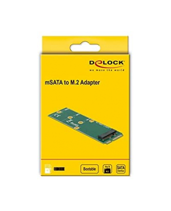 DeLOCK mSATA to M.2 Key B Slot, adapter