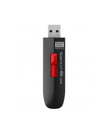 Team Group C212 256GB USB Stick (Black/Red USB-A 3.2 Gen 2)