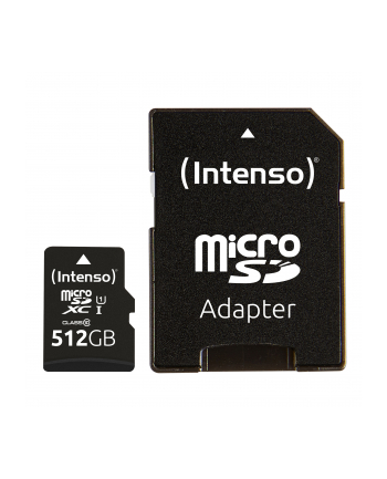 Intenso UHS-I Performance 512 GB microSDXC, memory card (Kolor: CZARNY, UHS-I U1, Class 10)