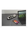 Brennenstuhl estilo corner power strip 4-way (Kolor: CZARNY/stainless steel, 2x USB) - nr 24
