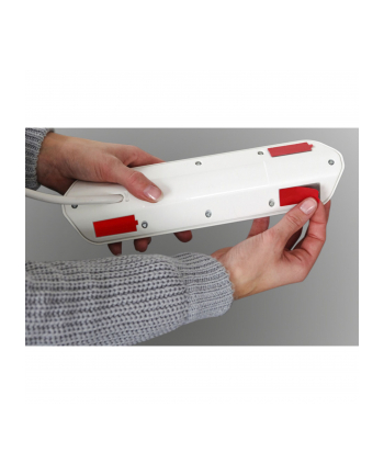 Brennenstuhl estilo corner power strip 4-way (Kolor: BIAŁY/stainless steel, 2x USB)