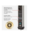 Brennenstuhl Premium protection Line 4-way, power strip (Kolor: CZARNY/silver, 60,000 A surge protection , 3 meters) - nr 3