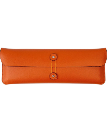 Keychron K7 (65 ) Travel Pouch, bag (orange, made of leather)