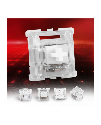 Sharkoon Gateron Pro Kolor: BIAŁY switch set, key switches (Kolor: BIAŁY/transparent, 35 pieces)