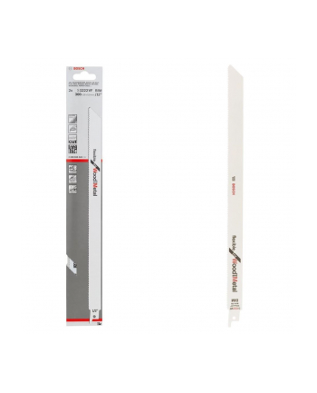 bosch powertools Bosch Saber Saw Blade S 1222 VF Flexible for Wood and Metal, 300mm (2 pieces) nr 1