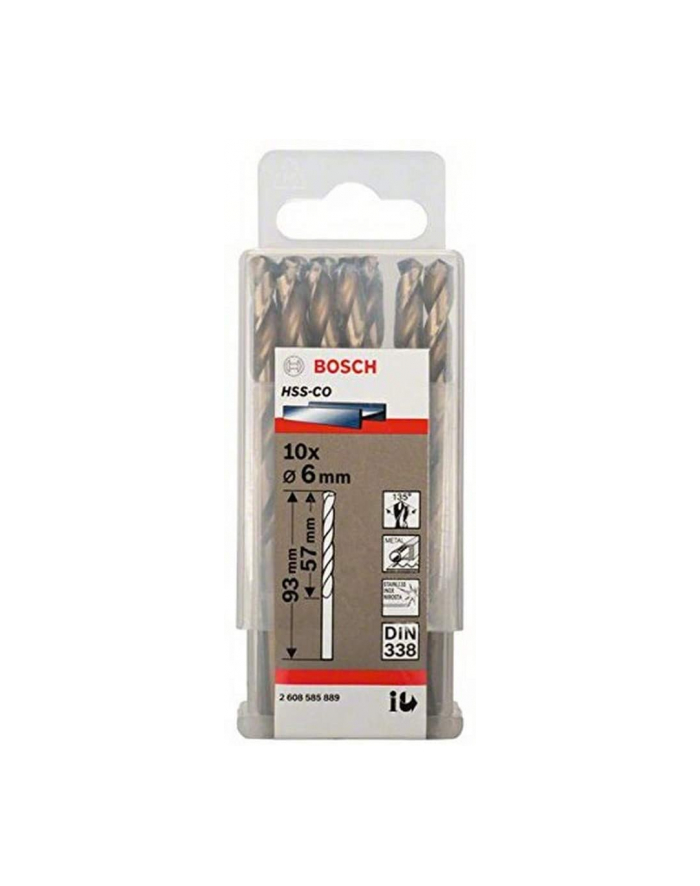 bosch powertools Bosch metal twist drill HSS-Co, DIN 338, O 6mm (10 pieces, working length 57mm) główny