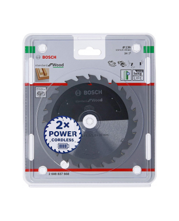 bosch powertools Bosch circular saw blade Standard for Wood, 136mm