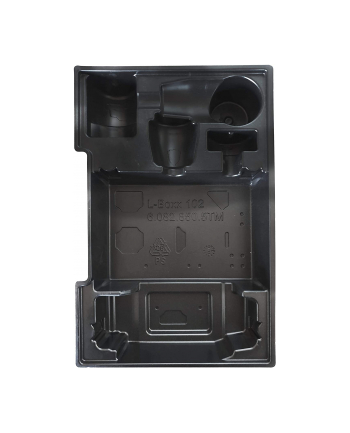 bosch powertools Bosch insert for cordless drill GSR 12-15 FC Attm. (Kolor: CZARNY, for L-BOXX 102)