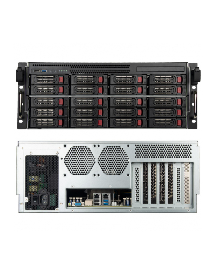 silverstone technology SilverStone SST-RM43-320-RS, Rack, Server Case (Kolor: CZARNY) główny