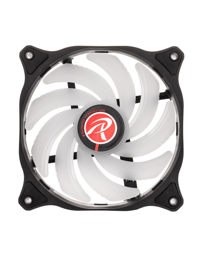 RAIJINTEK EOS 12 RBW ADD -2 120x120x25, case fan (Kolor: CZARNY/transparent, 2 pieces, without controller) główny