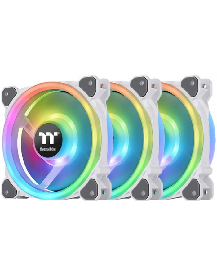 Thermaltake Riing Trio 12 RGB Radiator Fan White TT Premium Edition, case fan (Kolor: BIAŁY, pack of 3 incl. controller) główny