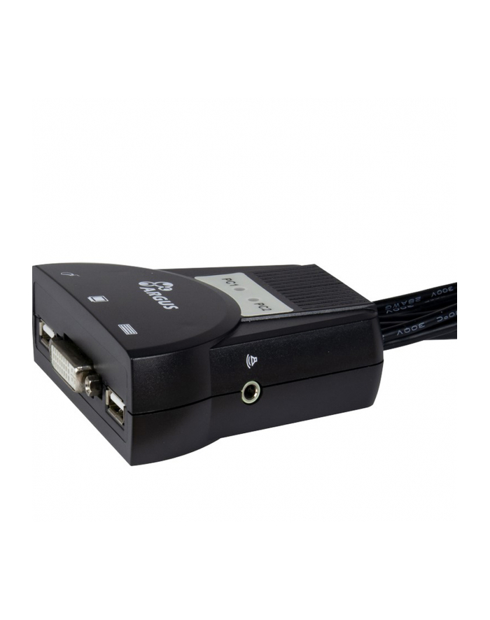 Inter-Tech KVM Switch LS-21DA DVI (Kolor: CZARNY) główny
