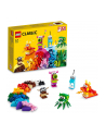 LEGO 11017 Classic Creative Monsters Construction Toy (Creative Set with LEGO bricks, box with building blocks for children from 4 years, construction toys) - nr 2