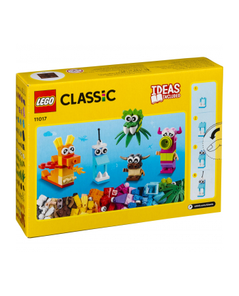 LEGO 11017 Classic Creative Monsters Construction Toy (Creative Set with LEGO bricks, box with building blocks for children from 4 years, construction toys)