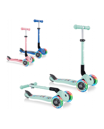 GLOBBER Junior Foldable Fantasy Lights, Scooter (mint, mint-Tribal)