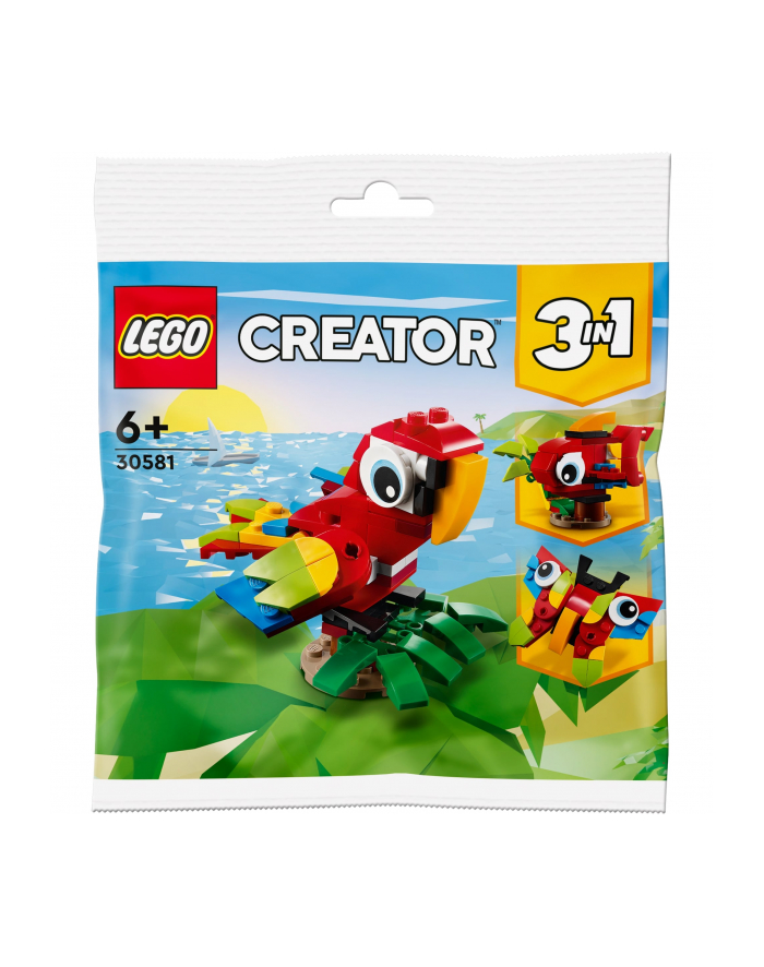 LEGO 30581 Creator Tropical Parrot Construction Toy Papuga główny