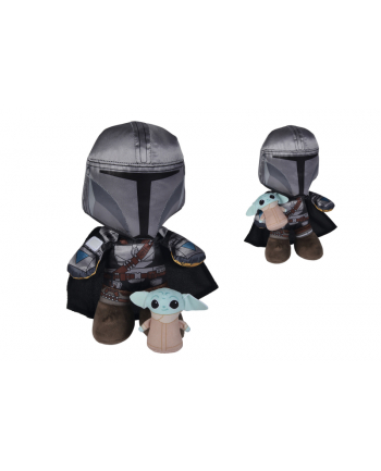 Simba Disney The Mandalorian Mando + Grogu Soft Toy (25 cm)