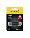 Intenso Twist Line 64 GB, USB stick (anthracite/transparent, USB-A 3.2 Gen 1, USB-C 3.2 Gen 1) - nr 4